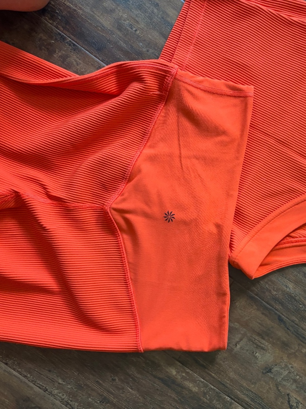 Athleta Ribbed Orange Set - Picture 2 of 16